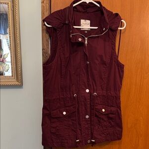 Snobbish Collection Burgundy Vest